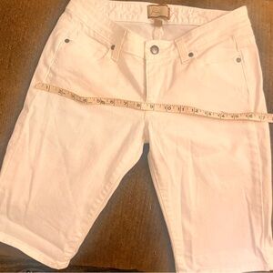White Denim Shorts